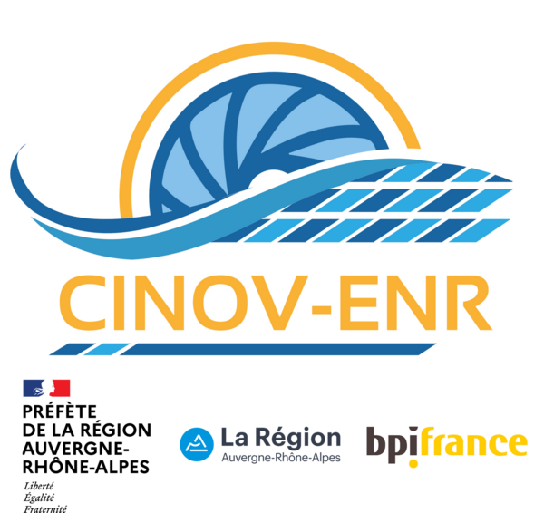 Le logo du projet CINOV-ENR porté par la Région Rhône-Alpes